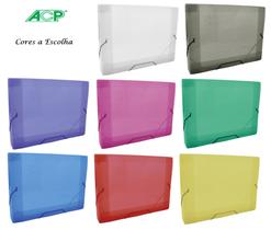 Pasta Aba Elastico Oficio sem Lombo ACP Cores a Escolha