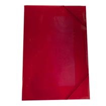 Pasta Aba Elástico Organizadora Oficio Soft Polibras