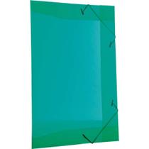 Pasta ABA Elástico Plástica Ofício Verde Delloline PCT com 10 Pasta ABA Elástico Plástica Ofício Verde Delloline PCT com 10