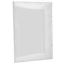 Pasta Aba Elástico Polipropileno 0,35mm Ofício Transparente