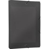 Pasta Aba Elástico Polipropileno 0,60mm Ofício Lombo 40mm Fumê Pasta Aba Elástico Polipropileno 0,60mm Ofício Lombo 40mm Fumê