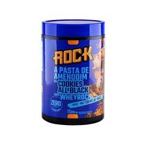 Pasta Amendoim Whey Rock 1Kg Sabor: Cookies All Black Whey