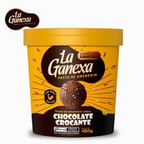 Pasta Amendoin Chocolate Crocante 450g - La Ganexa