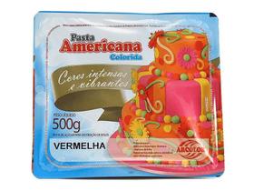 Pasta Americana Arcolor 500g Vermelha