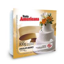 Pasta Arcolor Americana 800 g Chocolate Branco Decoração de Bolos