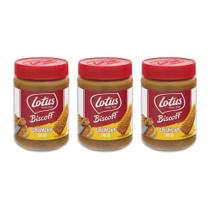 Pasta Belga Biscoito Lotus Biscoff Crunchy Kit 3 Potes 400G