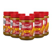 Pasta Belga Biscoito Lotus Biscoff Crunchy Kit 5 Potes 380g
