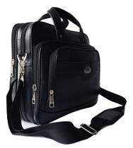 Pasta Bolsa Maleta Couro Masculina Alça Ombro e Mão P Notebook Livros Trabalho Moda Casual Pasta Bolsa Maleta Couro Masculina Alça Ombro e Mão P Notebook Livros Trabalho Moda Casual