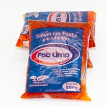 Pasta Brilho Sabão em pasta para brilho 500gr / Caixa 6 unidades - Fab Limp