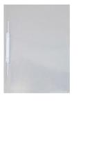 Pasta C/ Grampo Trilho Plastico Cristal Of C/10 - Acp Pasta C/ Grampo Trilho Plastico Cristal Of C/10 - Acp