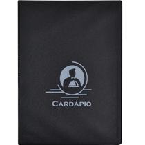 Pasta Cardápio Com 2 Bolsas Fixas Pvc - Acp