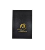 Pasta Cardápio Couro Nobre Luxo 4 Lugares 324 ACP Pasta Cardápio Couro Nobre Luxo 4 Lugares 324 ACP