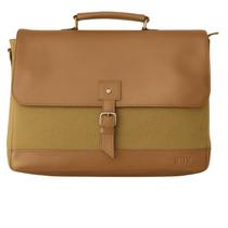 Pasta Carteiro Executiva de lona e Couro Konverge Zup II