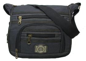 Pasta carteiro transversal masculina feminina lona kvn 5517