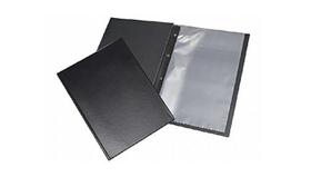 Pasta Catálogo 20 Envelopes 0.15 Com 04 Furos Preta - Acp Pasta Catálogo 20 Envelopes 0.15 Com 04 Furos Preta - Acp