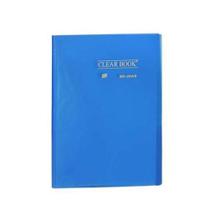 Pasta Catálogo 20 Folhas A4- Clearbook -Transparente Azul