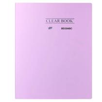 Pasta Catálogo A4 C 40 Folhas Clearbook Yes Lilás Tom Pastel