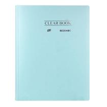 Pasta Catálogo A4 com 20 Folhas Clearbook Yes Azul Pastel