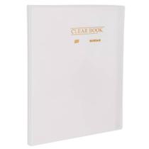 Pasta Catálogo A4 com 50 Folhas Plásticas Transparente Clearbook Yes Cristal Incolor Arquivos Exames
