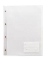 Pasta Catalogo A4 Transparente com 10 envelopes finos