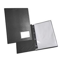 Pasta catálogo Acp com 100 plásticos preto