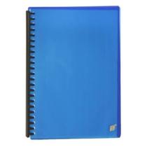 Pasta Catálogo Canaleta Inteligente A4 YES Azul 20 Refil