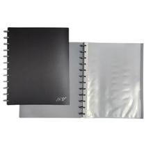 Pasta Catálogo Candy A4 com 30 Envelopes Plásticos Reposicionáveis Escola Escritório ACP