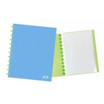 Pasta Catalogo Candy C Plast Destacaveis A4 Azul E Verde