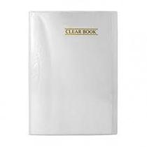 Pasta catalogo clear book oficio com 10 envelopes cristal - 003160