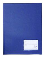 Pasta Catalogo com 20 Plásticos, Oficio, 0,06mm, Azul, ACP