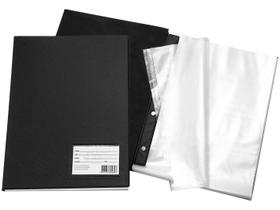 Pasta Catálogo Com 50 Envelopes Plásticos All Black DAC Pasta Catálogo Com 50 Envelopes Plásticos All Black DAC