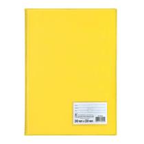 Pasta Catálogo com 50 Envelopes Plásticos Amarela Dac