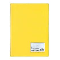 Pasta Catálogo com 50 Envelopes Plásticos Amarela Dac