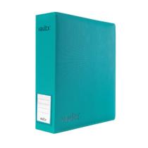Pasta catálogo com argolas Vault X Exo-Tec 900 cards 3 argolas D verde-azulado Pasta catálogo com argolas Vault X Exo-Tec 900 cards 3 argolas D verde-azulado