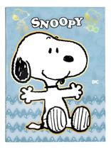 Pasta Catálogo DAC Snoopy com Envelopes Plásticos Capa Dura Azul-aço Pasta Catálogo DAC Snoopy com Envelopes Plásticos Capa Dura Azul-aço