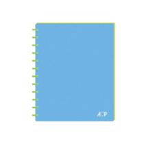 Pasta Catálogo Espiral Candy 30 Envelopes A4 Azul/Verde - Acp