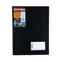 Pasta Catálogo Ofício Chies Colchete 25 Envelopes 4005 Preta Pasta Catálogo Ofício Chies Colchete 25 Envelopes 4005 Preta