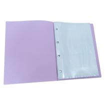Pasta Catalogo Ofício Com 30 Envelopes Lilas Pastel ACP Pasta Catalogo Ofício Com 30 Envelopes Lilas Pastel ACP
