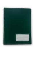 Pasta Catalogo Oficio Verde com 10 envelopes