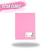 Pasta Catálogo Organizadora A4 Com Visor 50 Envelopes Color Documentos Colorida Rosa Bege Pastel Cor:Rosa Claro
