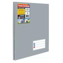 Pasta catalogo prata dorso aberto 50 plasticos - chies Pasta catalogo prata dorso aberto 50 plasticos - chies