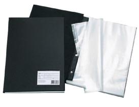 Pasta Catálogo Preta 50 Envelopes Finos - 104101