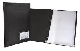 Pasta Catálogo Preta Com Visor 100 Plásticos Sortido!