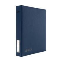 Pasta catálogo Vault X Slim 3 anéis D para 540 cards azul Pasta catálogo Vault X Slim 3 anéis D para 540 cards azul