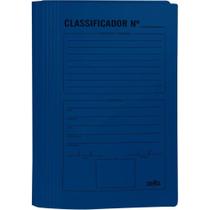 Pasta Classificador Rápido Plástica com Grampo Impressa Pacote com 10