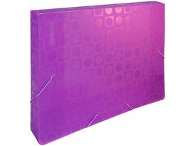 Pasta com Aba com Elástico DAC Vision - Lilás