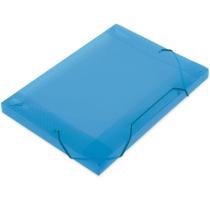 Pasta com Aba Elástico Ofício 30mm 245x30x335mm Soft Azul - POLIBRAS Pasta com Aba Elástico Ofício 30mm 245x30x335mm Soft Azul - POLIBRAS