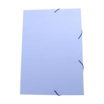 Pasta com aba elástico ofício linho serena Dello tons pastel