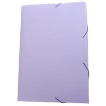 Pasta com aba elástico ofício linho serena Dello tons pastel Pasta com aba elástico ofício linho serena Dello tons pastel