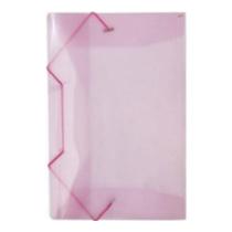 Pasta com Aba Oficio Soft Polibrás - Rosa - Polibras